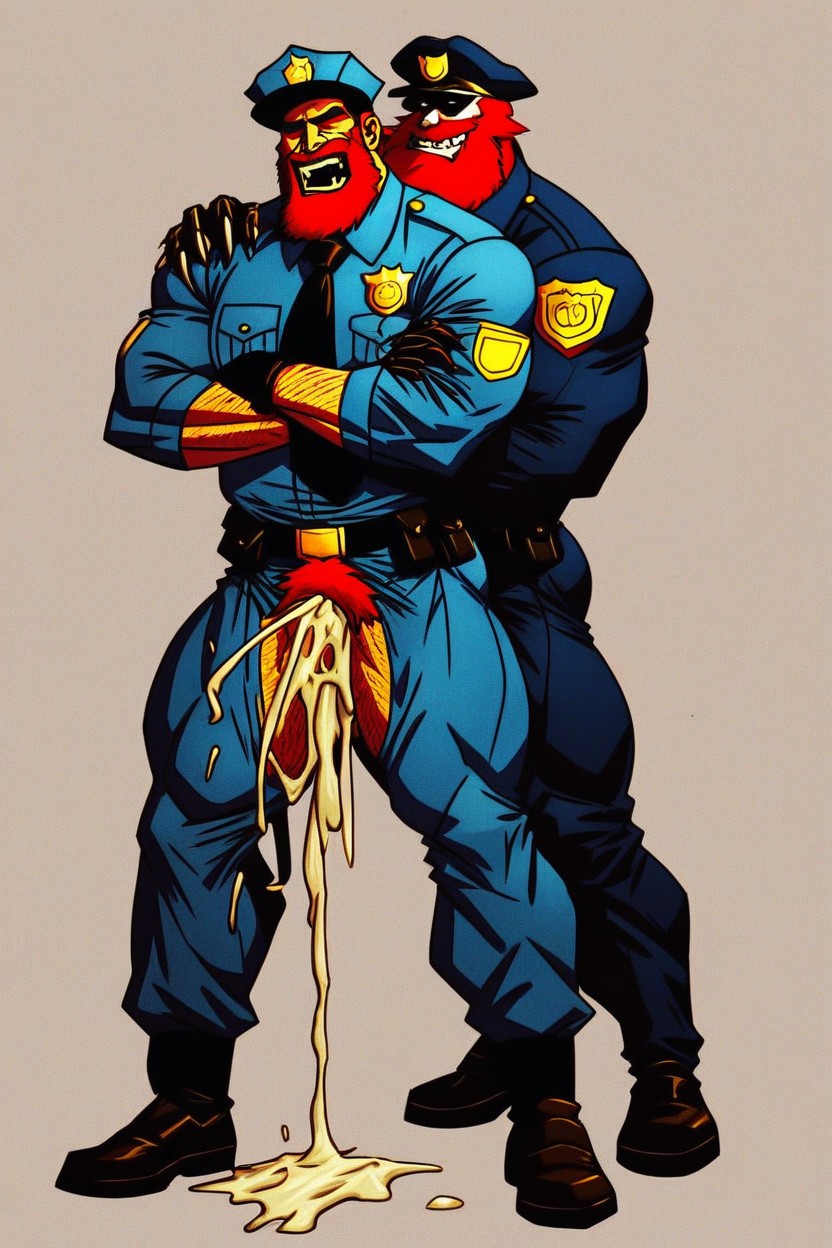 30+, Big Body, Transman With Extreme Claws AI Gay Porn