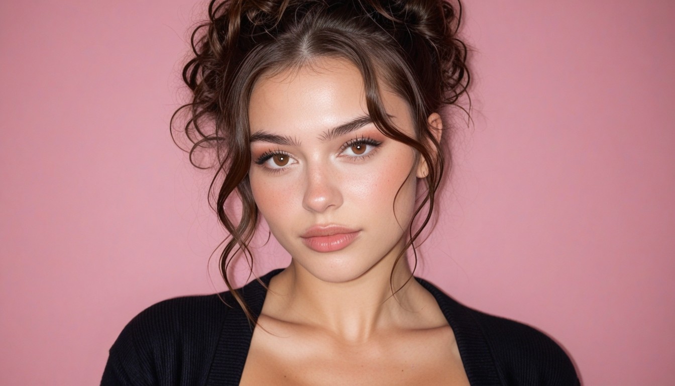 Straight Hair, 25+, Black Cardigan AI Porn
