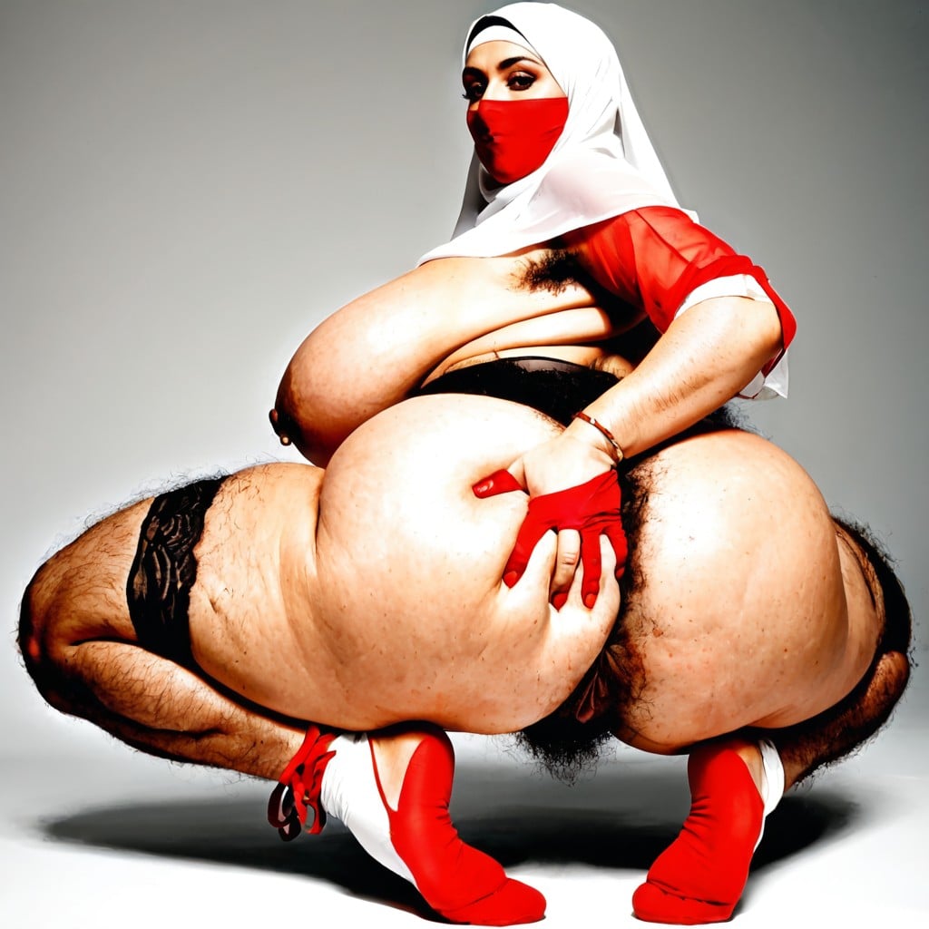 Big Fat, Giant Saggy Breasts, Ultra Waist AI Porn