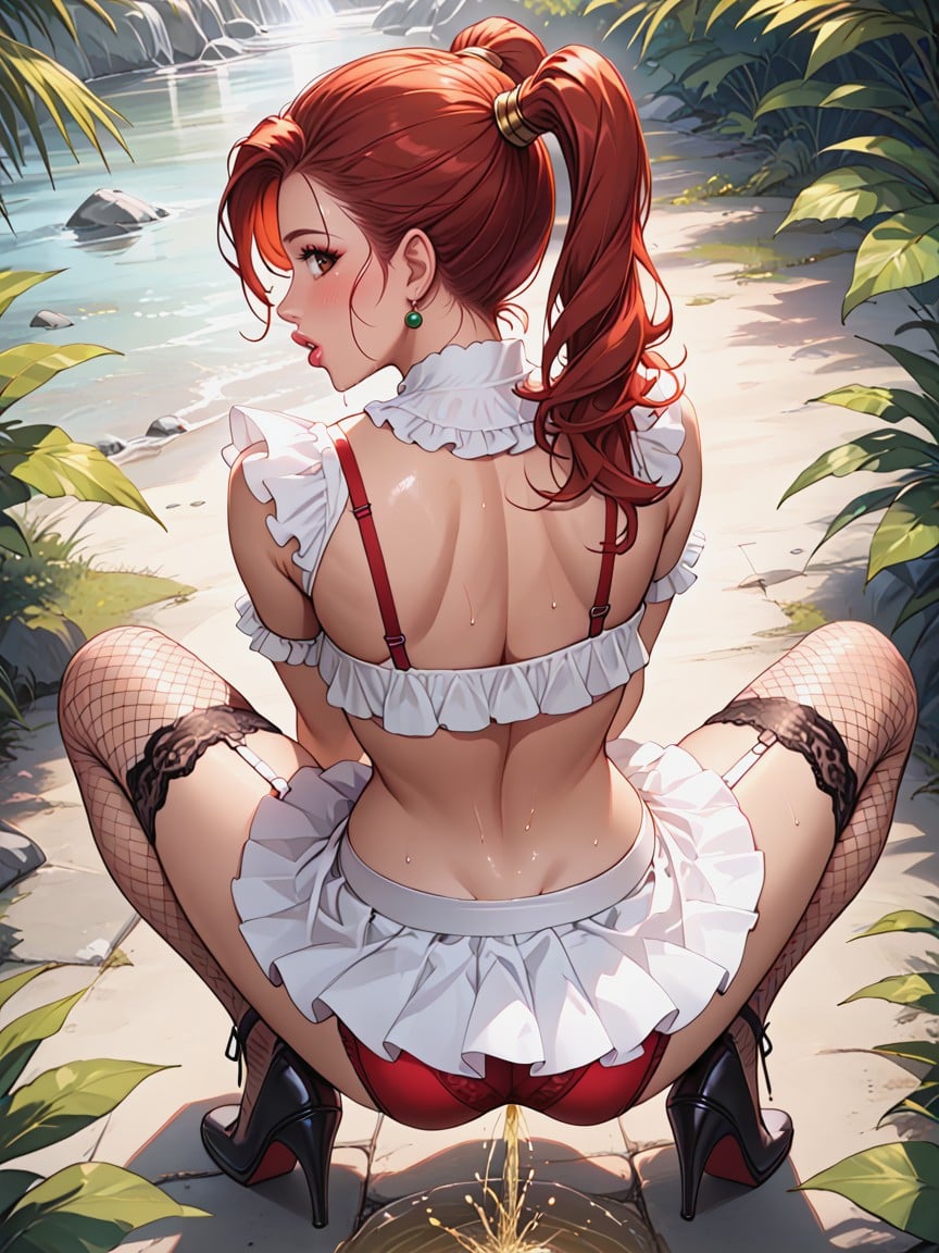 Side View, Rear View, Jessica From Dragon Quest Hentai AI Porn