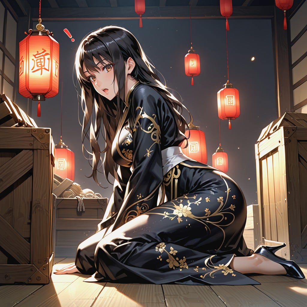 Immersive, Expression, Extending Hand Towards Open Crate Hentai IA