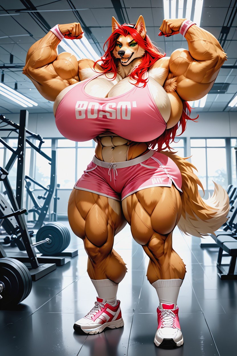 Jacked Shoulders, Hyper Arms, Retriever Female AI獸人黃片