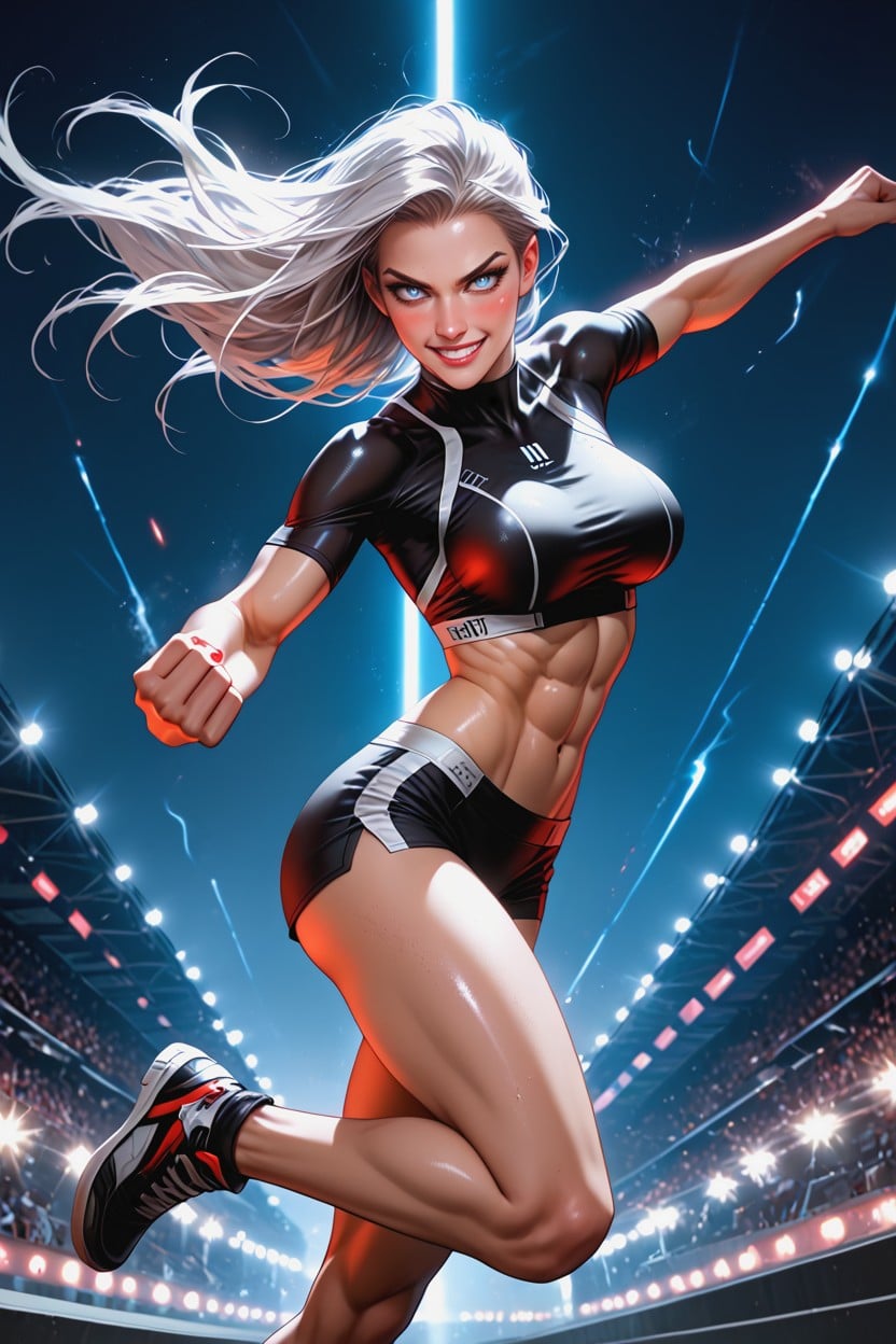 Best Detailed Hair, Run, High Kick Hentai IA
