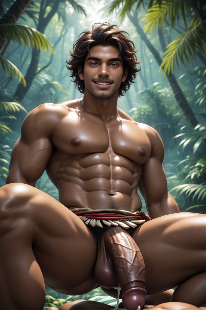 Smile, Dripping Cum, Day Porno IA Gay