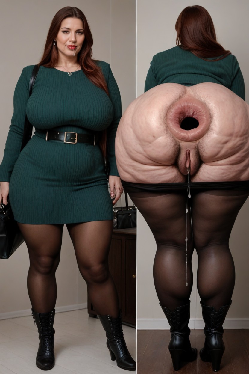 Dripping Anus, Hyper Anus, Hemorrhoids AI Porn
