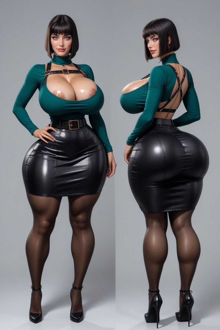 Voluptuous, Milf, Extremely Soft Tits AI Porn