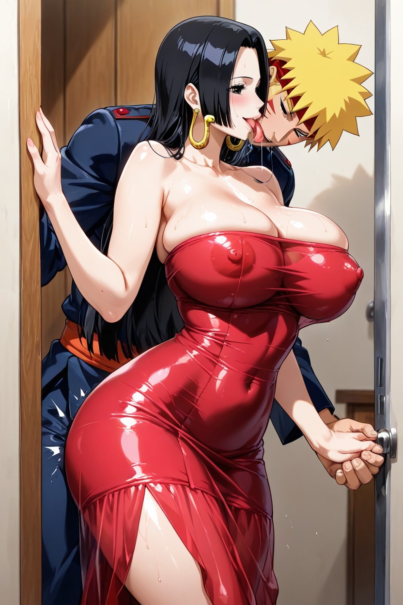 Nipple Outline, Massive, Kiss Hentai AI Porn