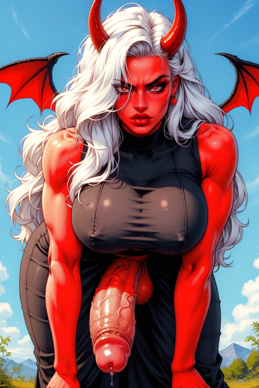 Hot Whore, Long Hair, Demonic Wings Porno shemale IA
