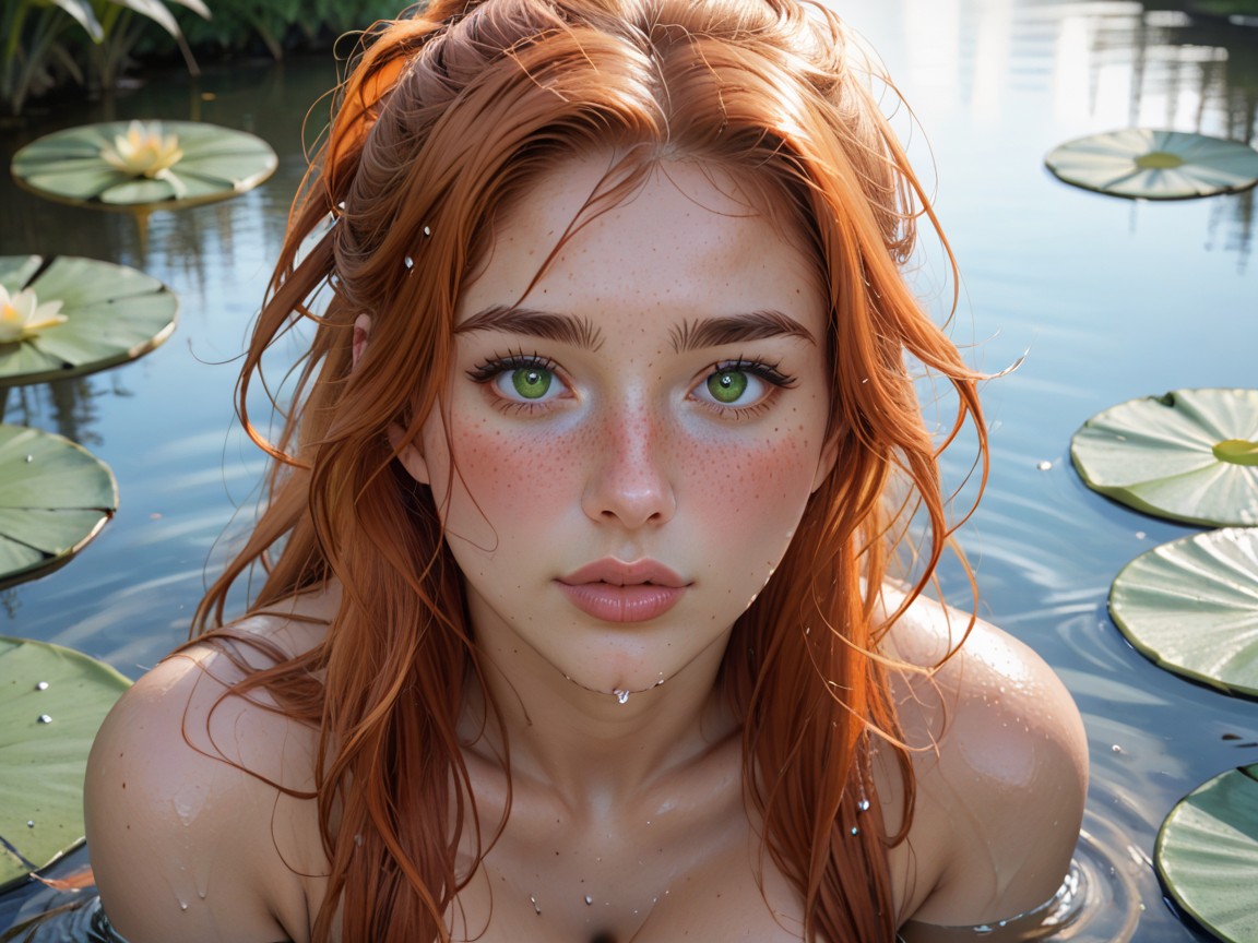Ginger Pubic Hair, Wide Eyes, Dusk Hentai AI Porn