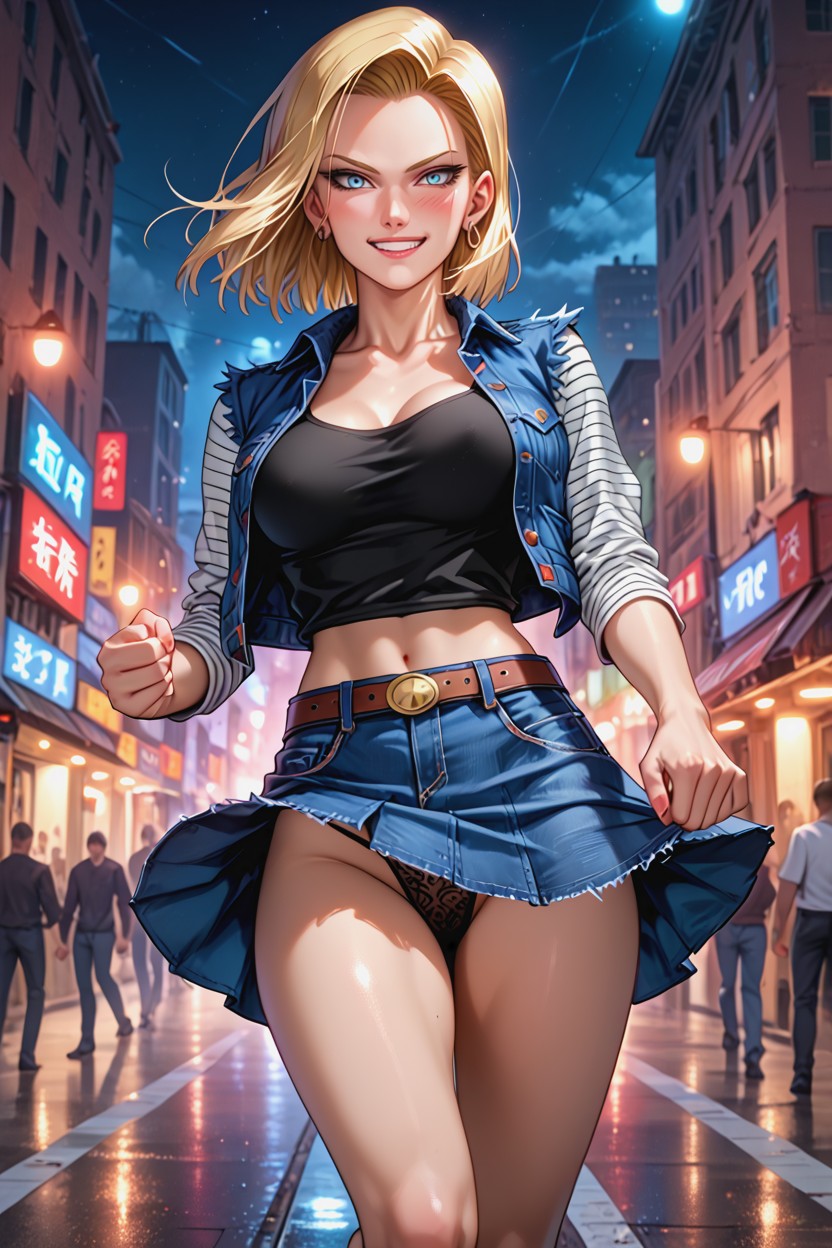 Bobcut, Bright Eyes, Reflective Shiny Skin Hentai AI Porn