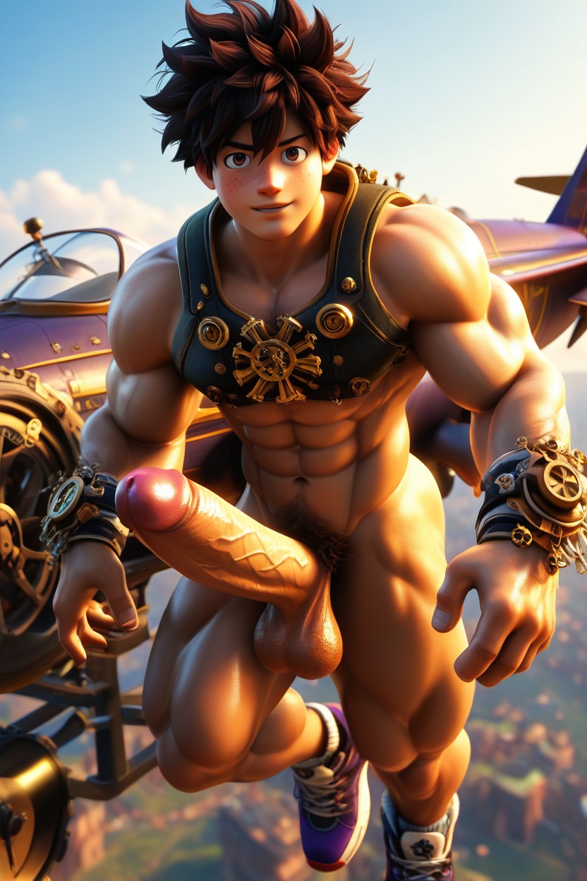 Gay, Abs, Broad Chest AI Gay Porn