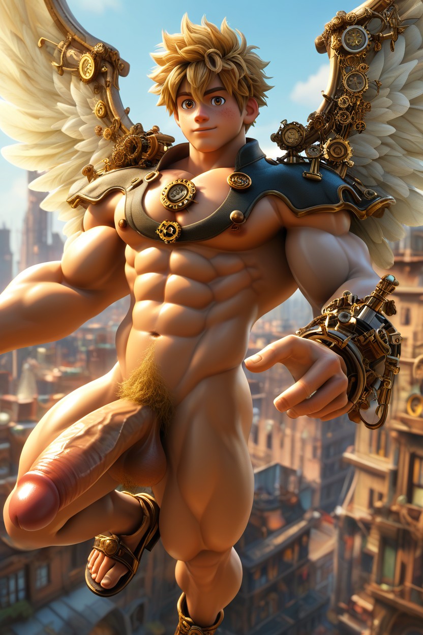Gay, Smooth Skin, Smooth Chest AI Gay Porn