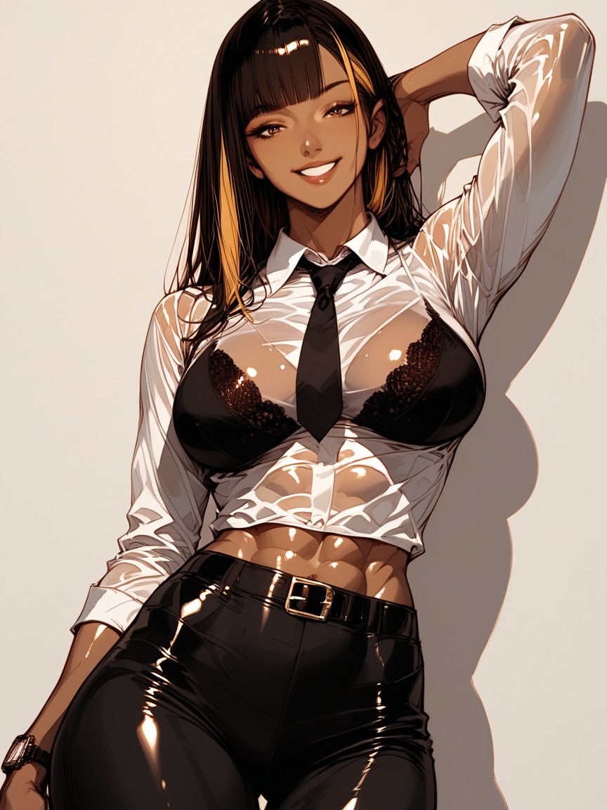 White Highheels, 20+, Front View Hentai AI Porn
