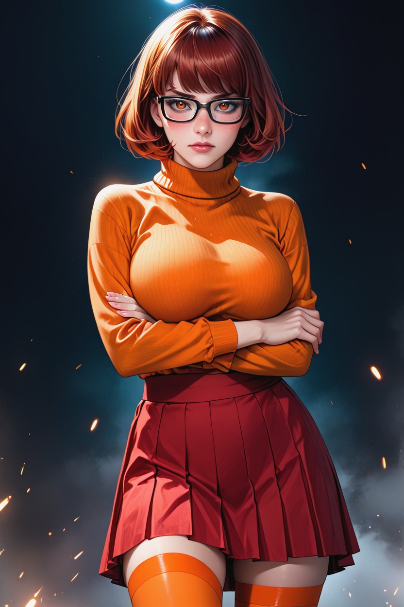 Detailed Eyes, Seductive Pose, Excited Hentai AI Porn