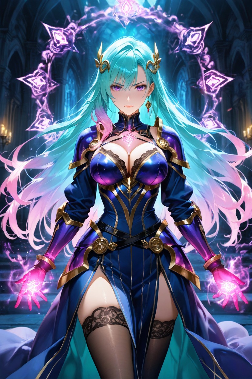 18+, Purple Eyes, High Detail Hentai AI Porn