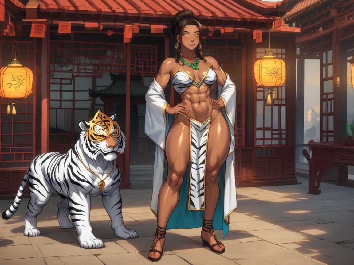 Moonlit Rim Light, Wide Waist, Nsfw Hentai AI Porn