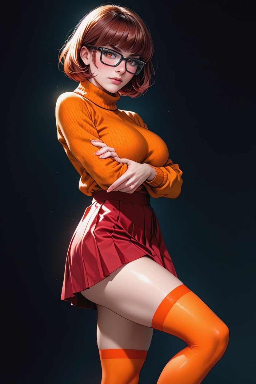 Detailed Face, Reflective Shiny Skin, Angry Hentai AI Porn