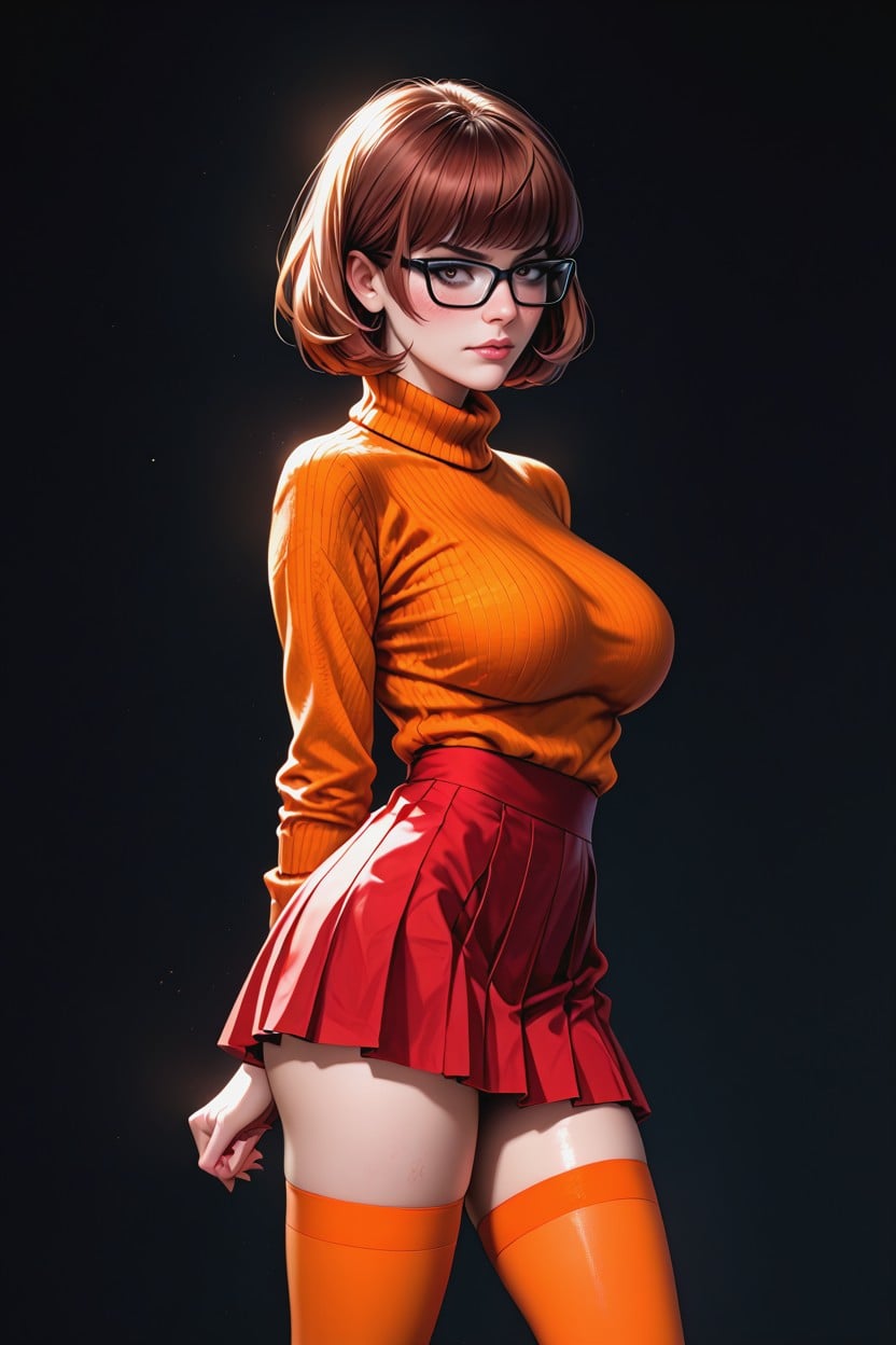 Massive Breast, Thick Eyelashes, Embarrassed Hentai AI Porn