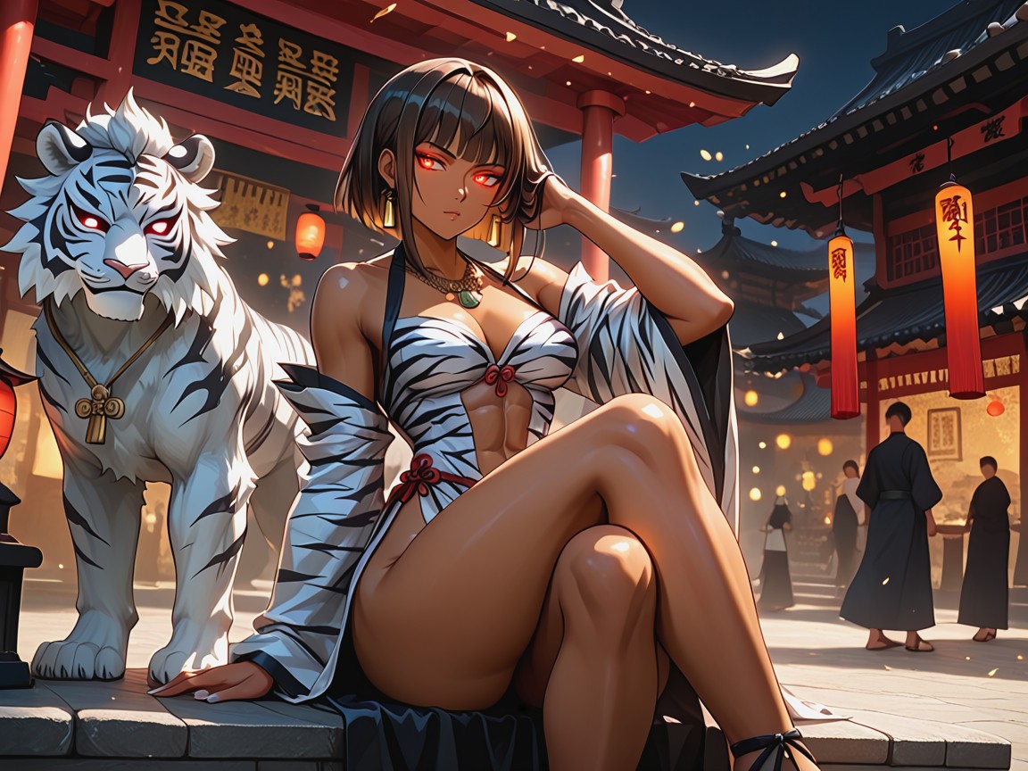 Squared Massive Ass, Simple Monk Sandals, Ancient Mythic Setting AI Porn