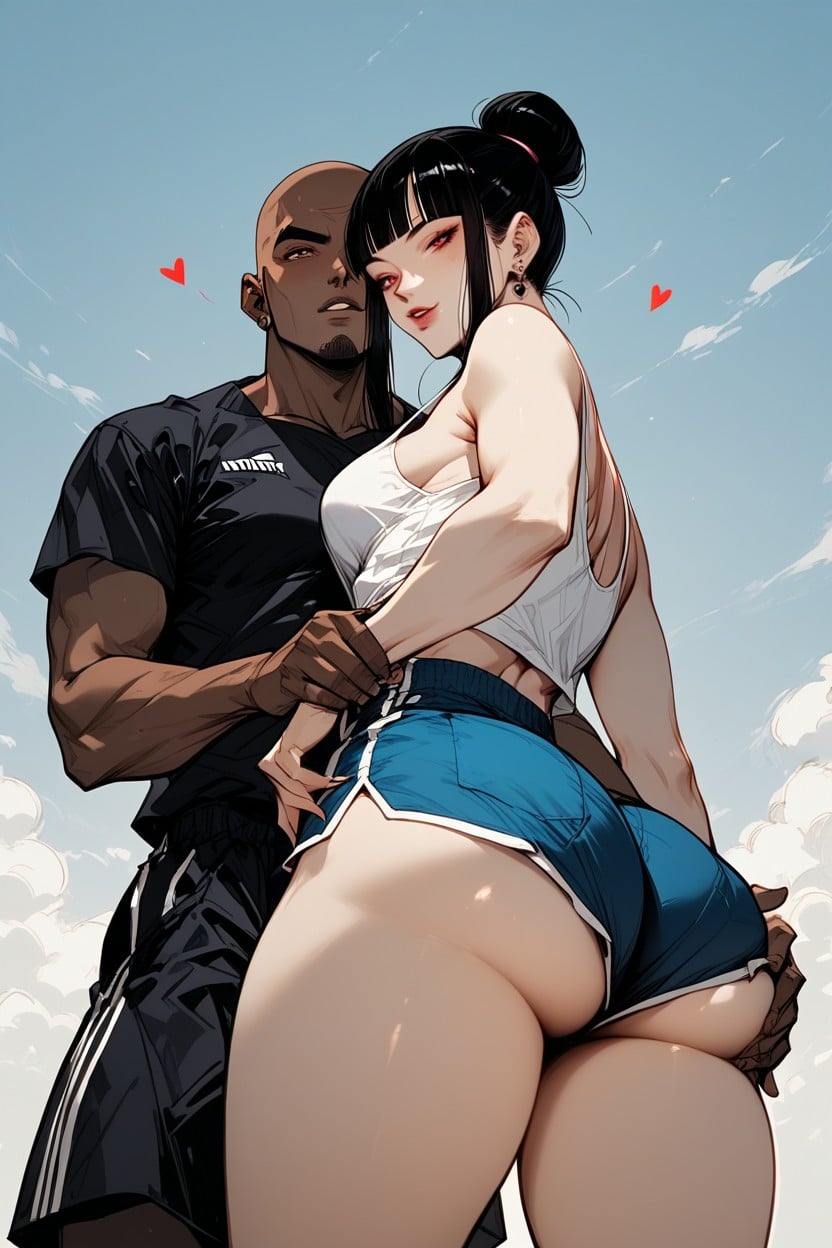Ass Focus, Gym, Skinny Hentai AI Porn