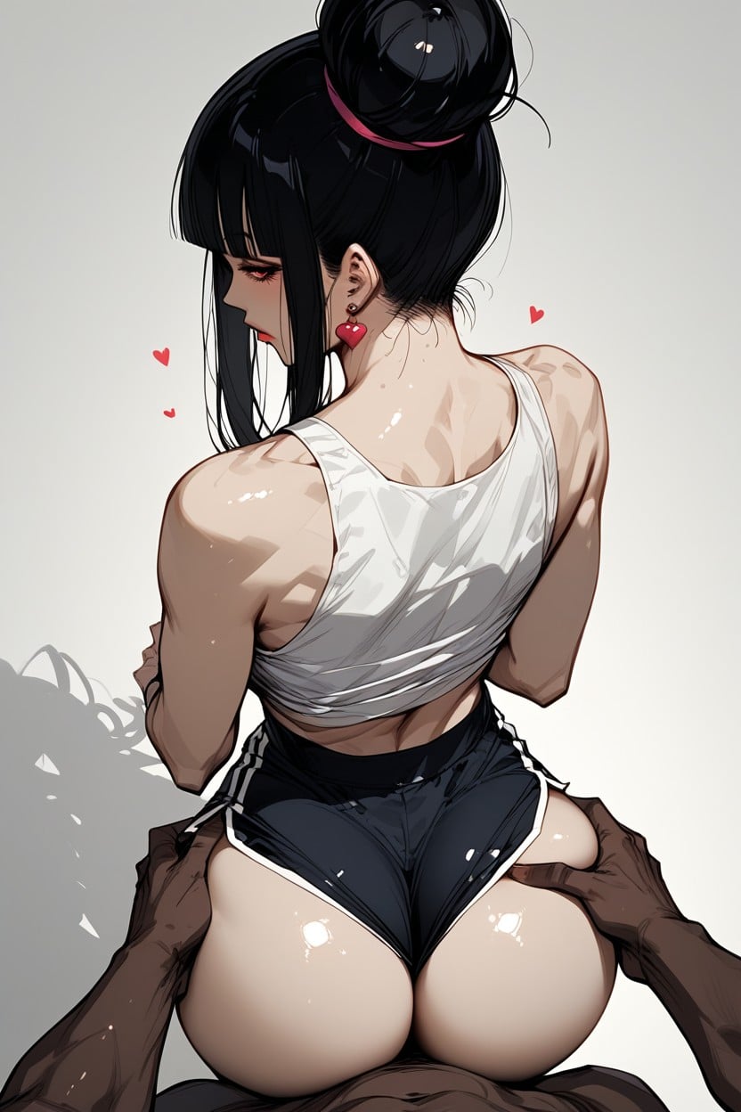 Ass Focus, Top Down, Full Color Hentai AI Porn