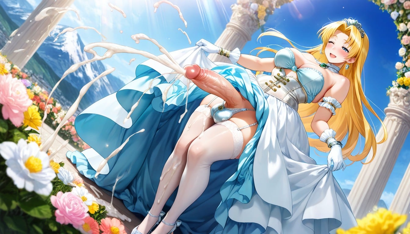 Big Charming Eyes, Blue High Heel, Detailed Face Hentai AI Porn