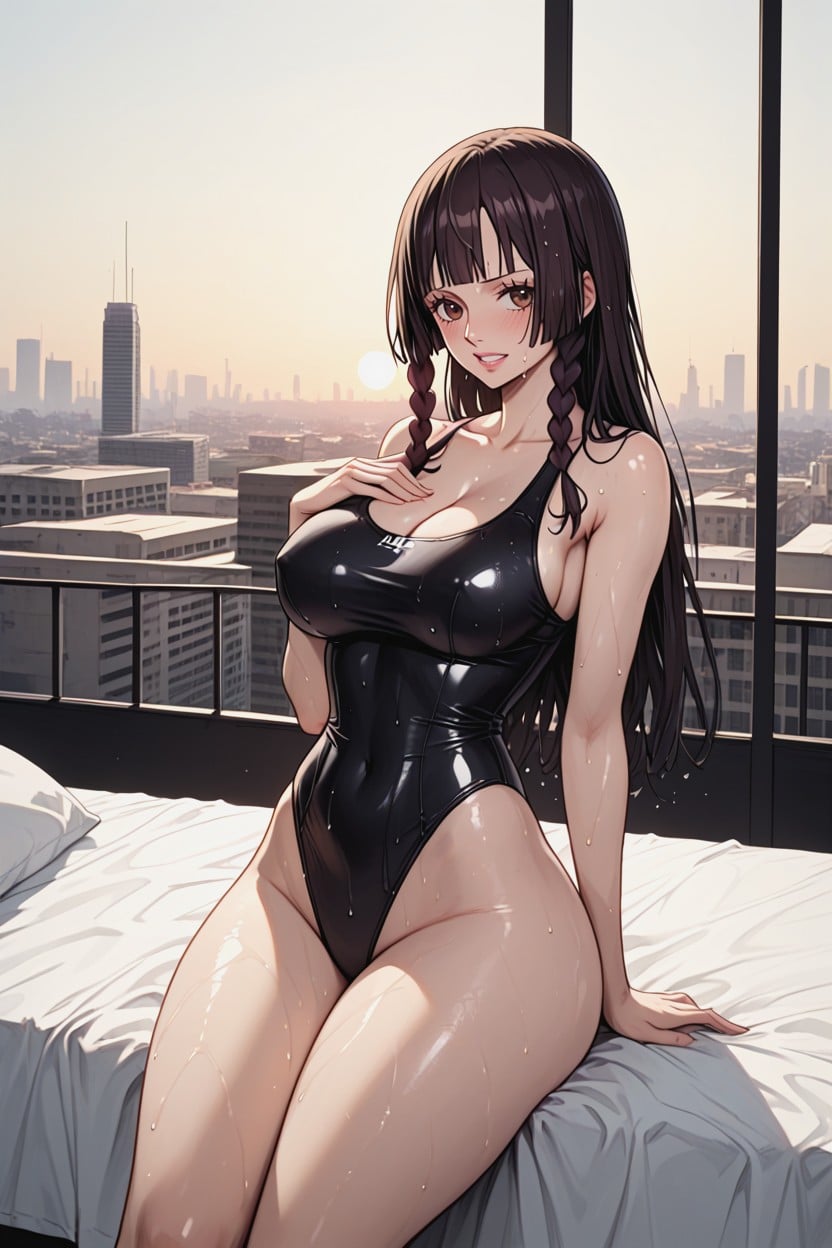 Summer, White Pale Skin, Skinny AI Porn