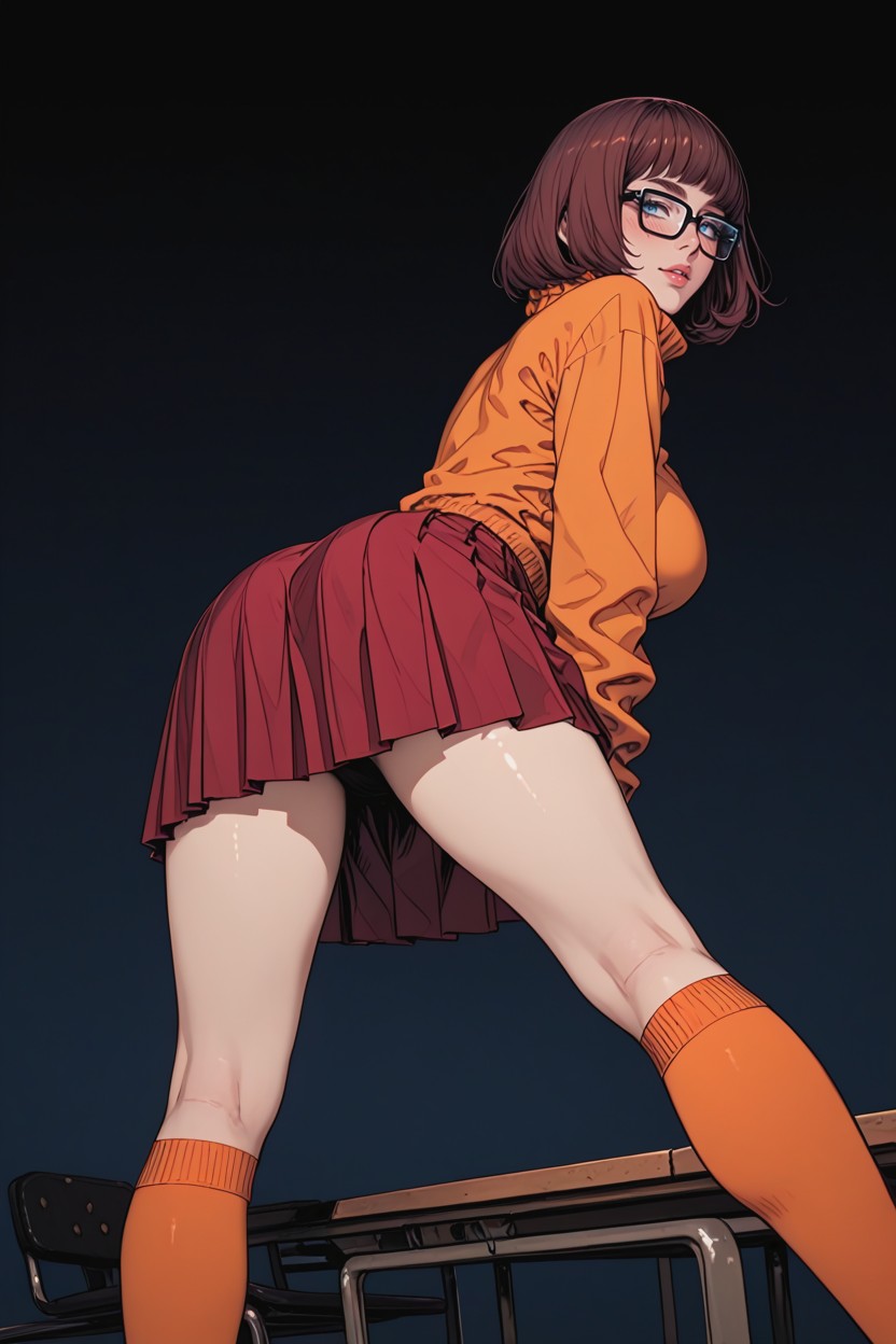 Sexy Legs, Stretching On Floor, Hands Stretching Hentai AI Porn