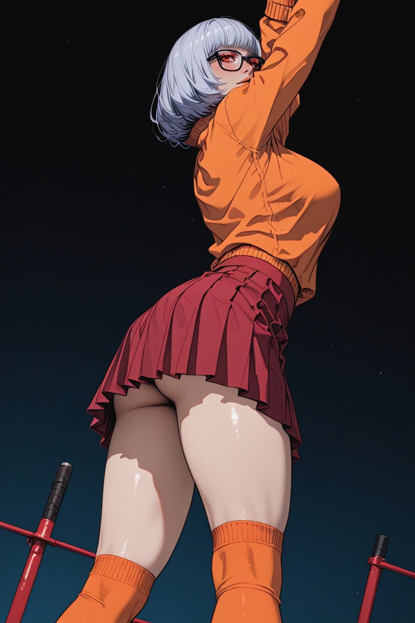Massive Breast, Excited, Skinny Hentai AI Porn