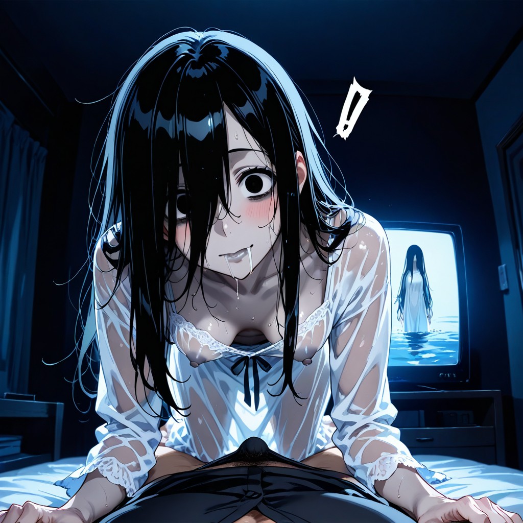 High Angle, Bedroom, Night Hentai AI Porn