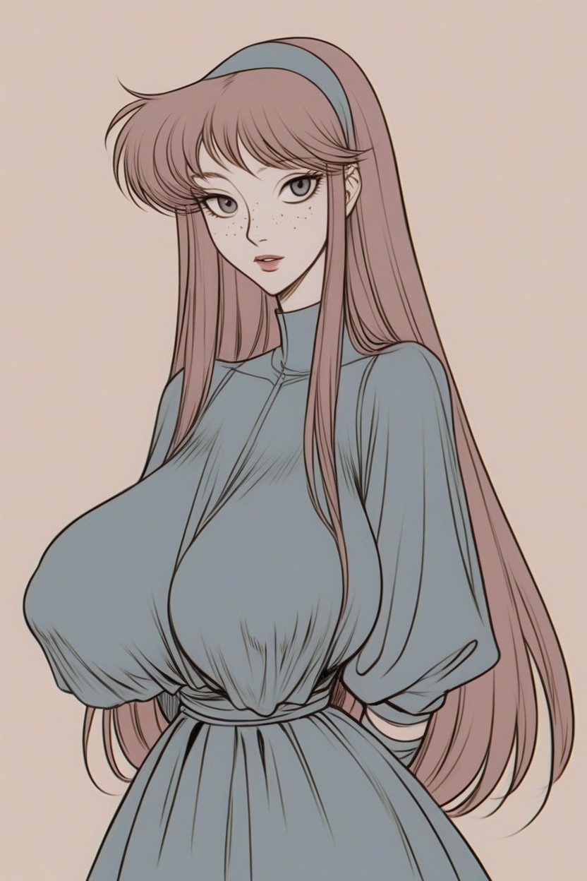 Prominent Collarbones, Overused Breast, Excessive Saggy Tits AI Porn
