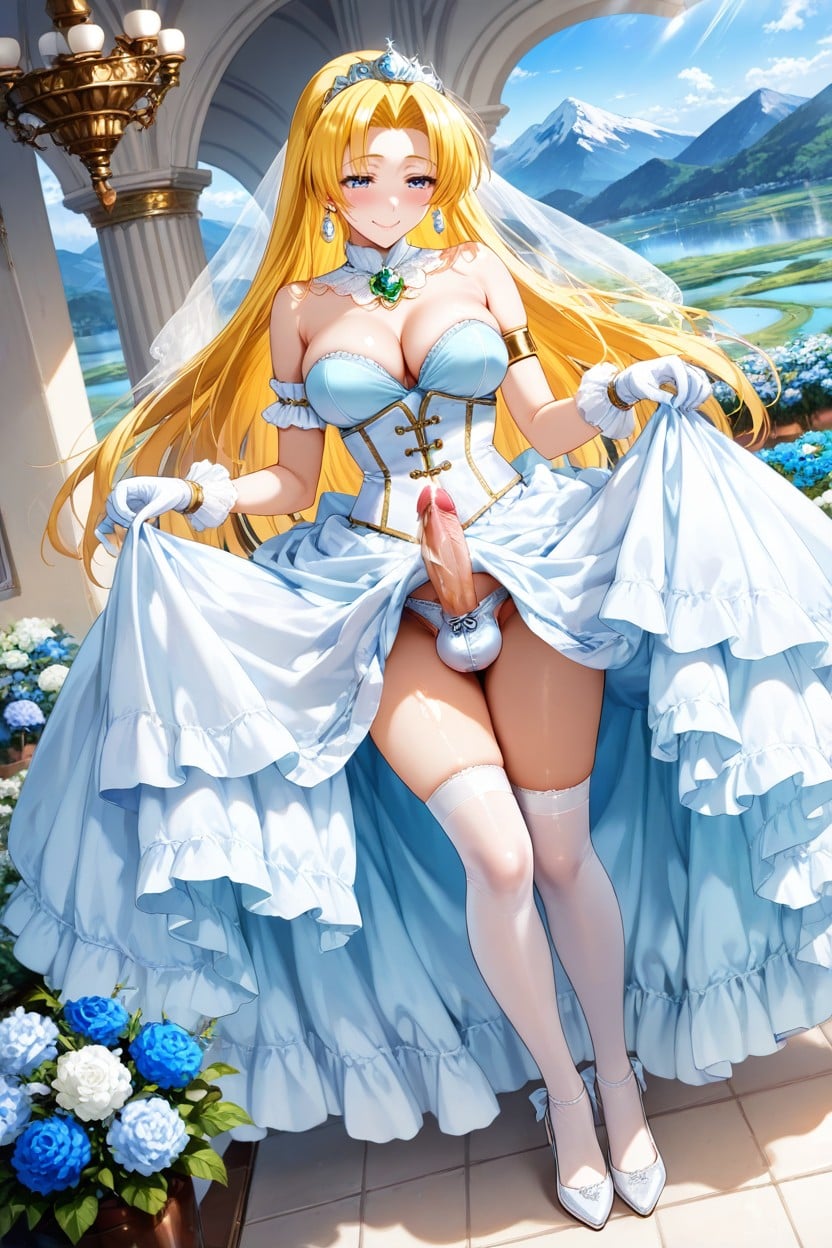 Detailed, Silver Diadem, Happy Hentai AI Porn