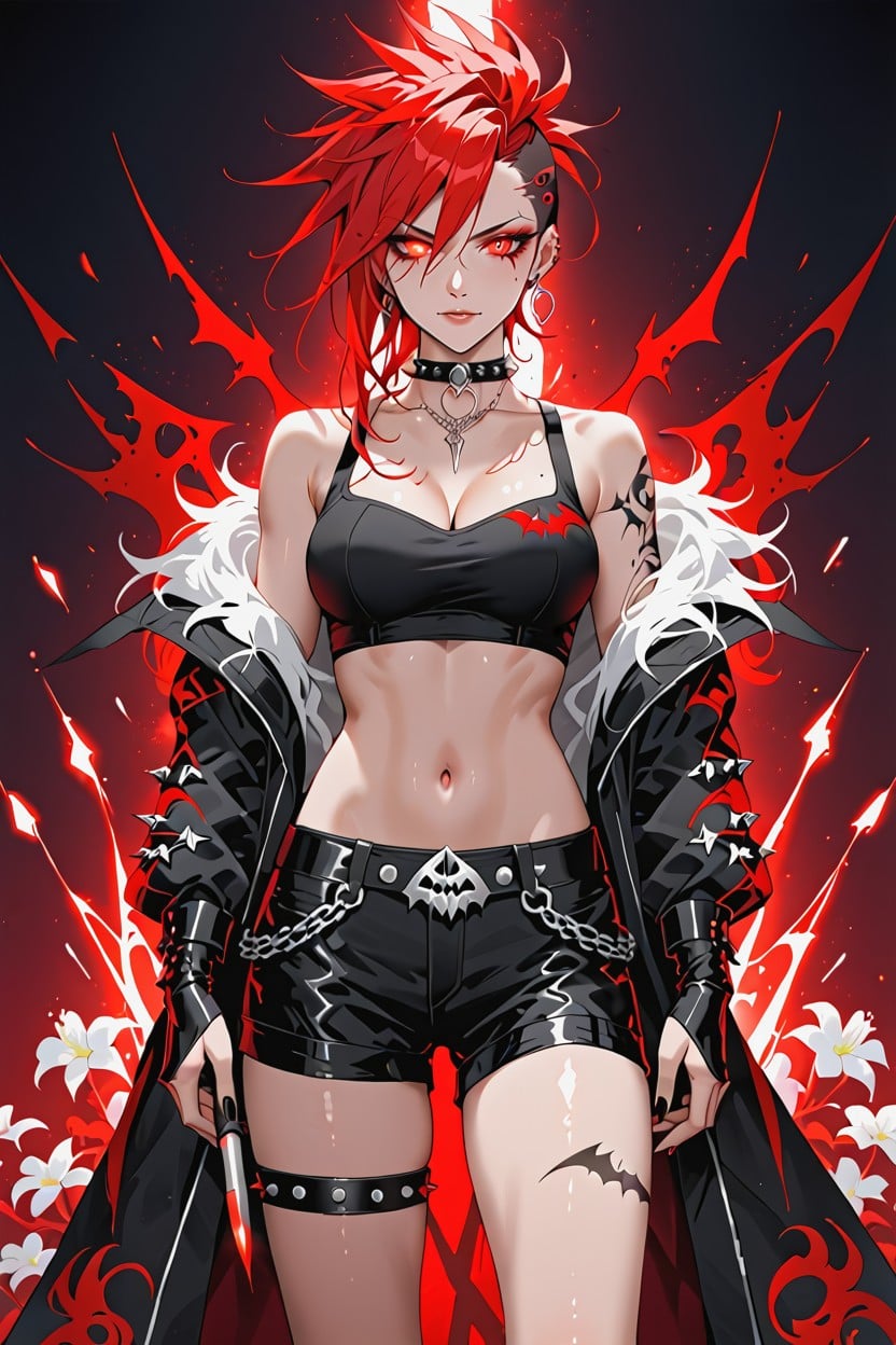 Vibrant Red And Blue Color Scheme, 25+, Captivating Hentai AI Porn
