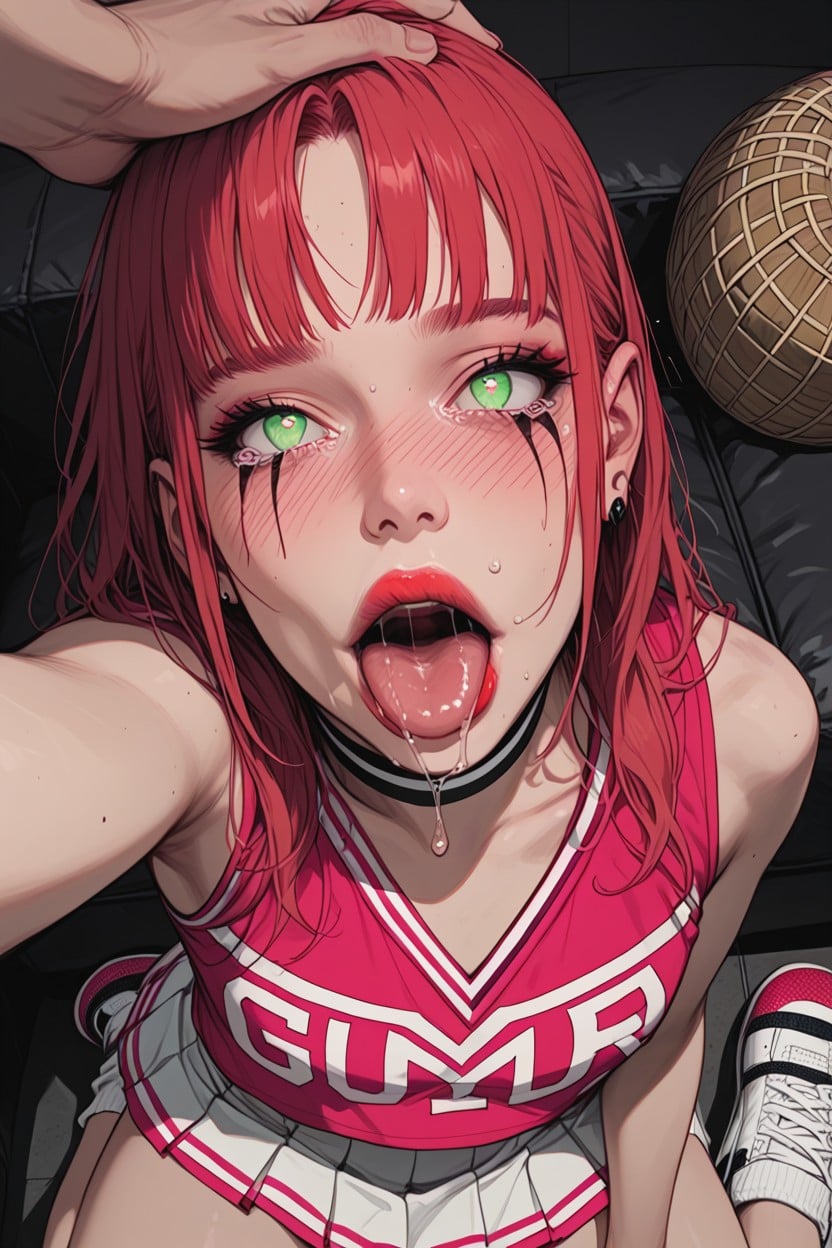 Deep Throat, Self Offering Slut, Arms On Cocks Hentai AI Porn
