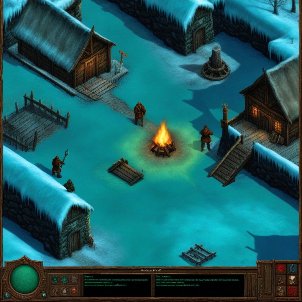 Icewind Dale Ii Game Art Style, Classic Game Artstyle, Classic Game Artstyle AI Porn