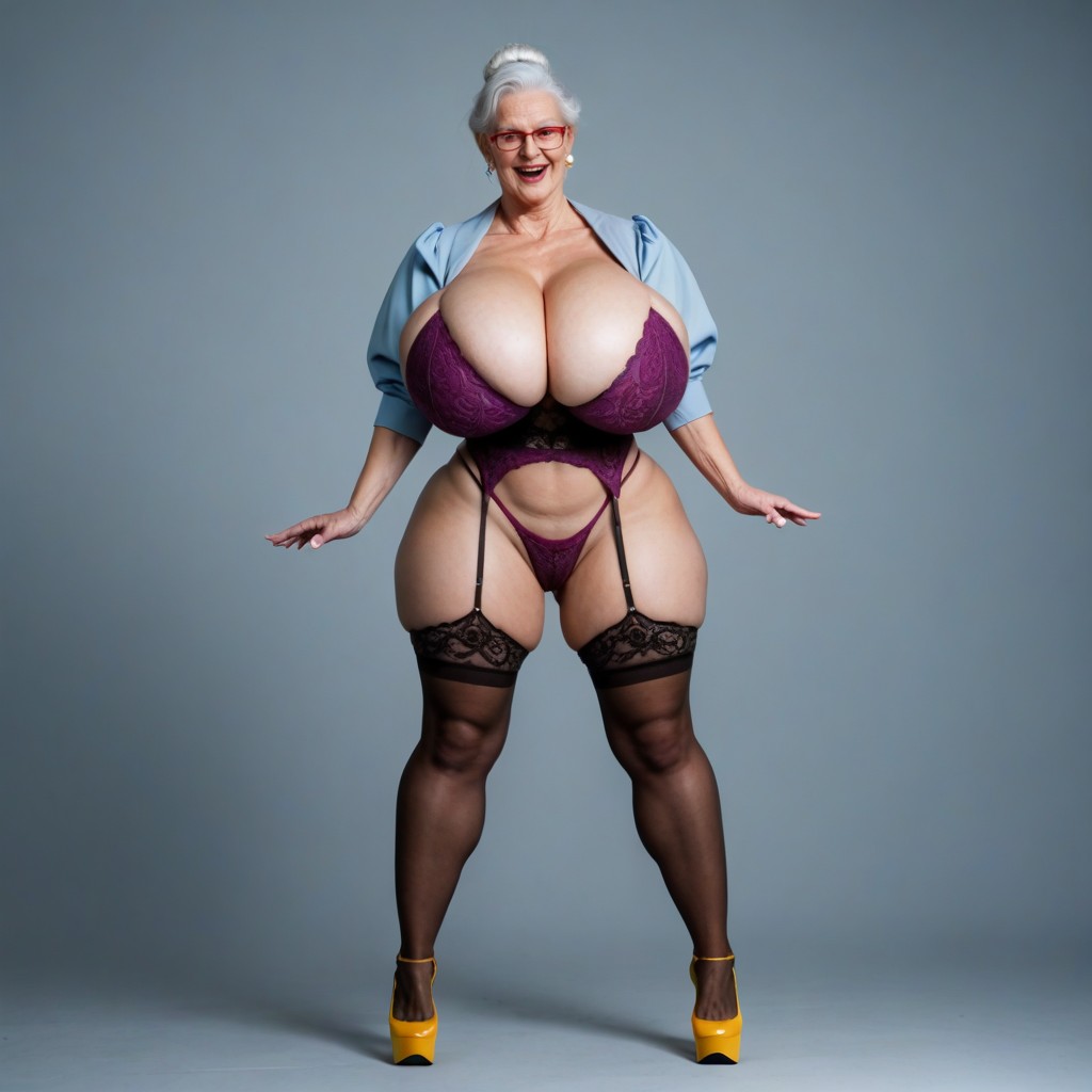 Front View, Bobcut, Horny AI Porn