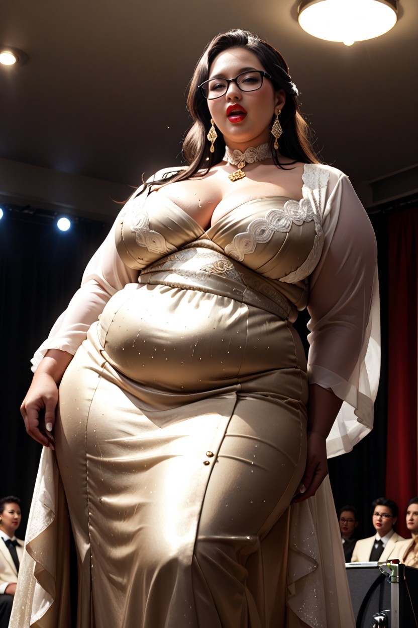 Pudgy, Fat, Gorgeous BBW AI Porn
