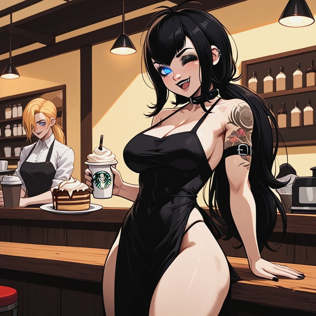 Piercings, Black Mascara, Cream Hentai AI Porn
