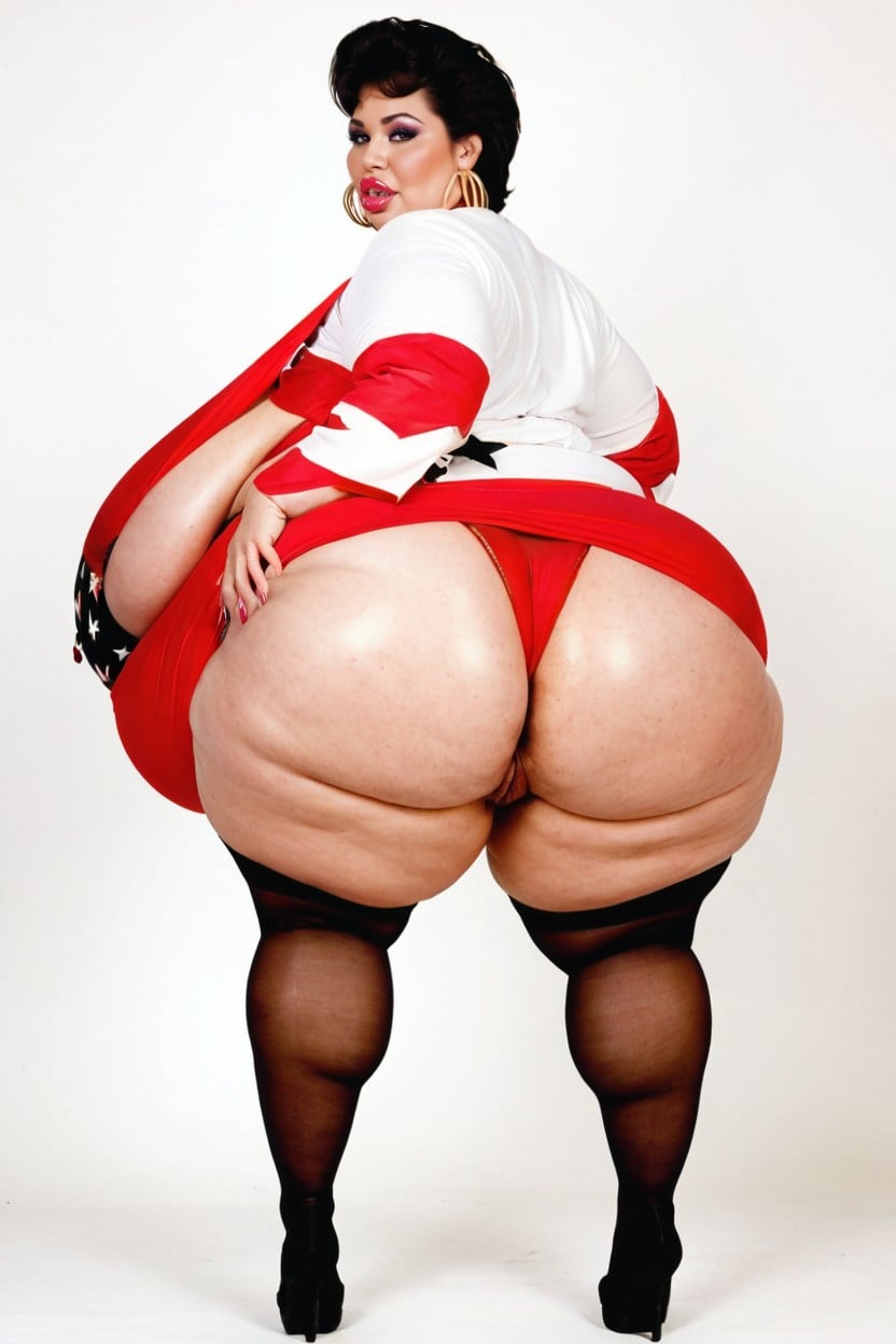 Huge Belly, Morbidly Obese, Legs Wide Porno BBW IA