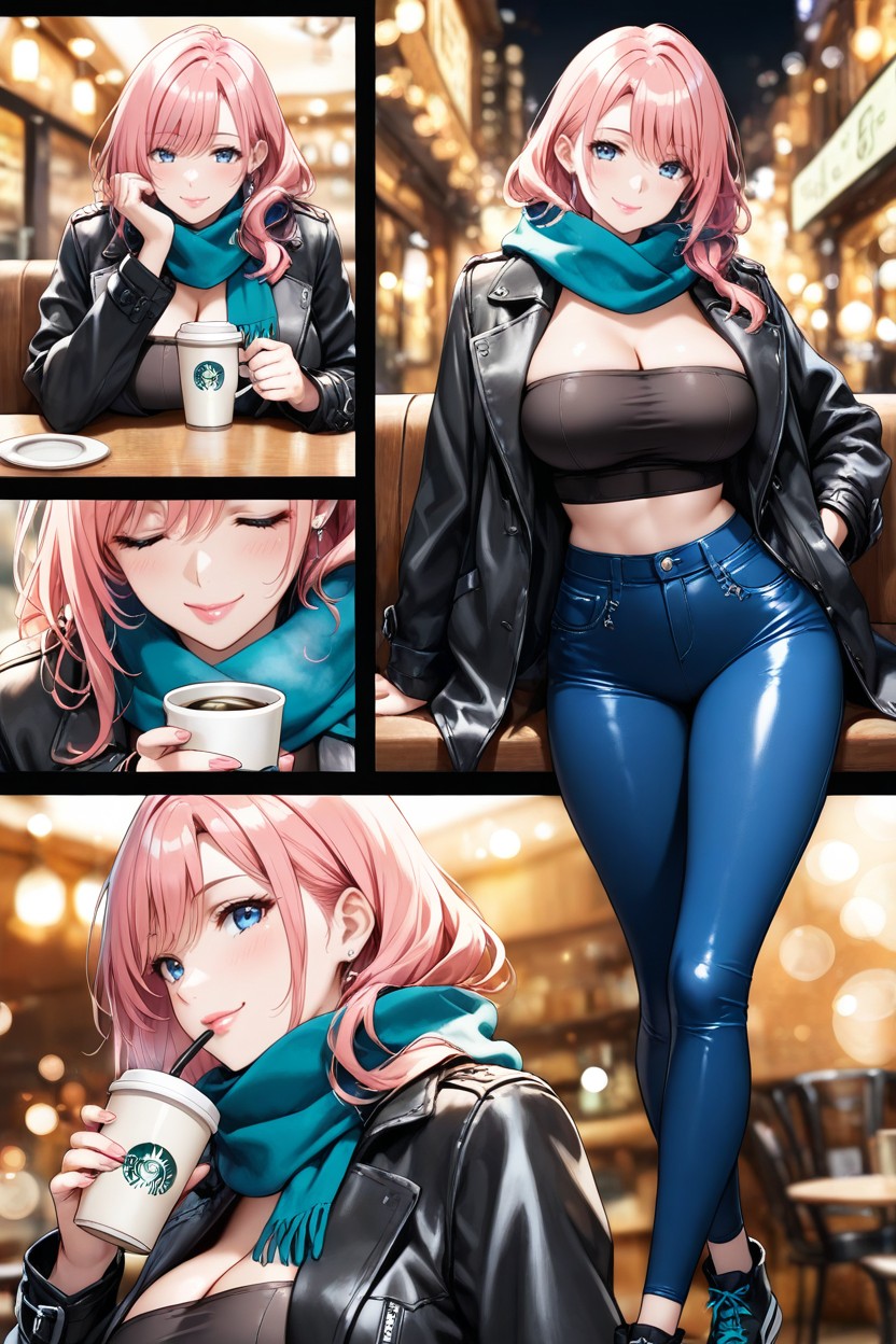18+, Scarf, Yoga Pants Hentai AI Porn