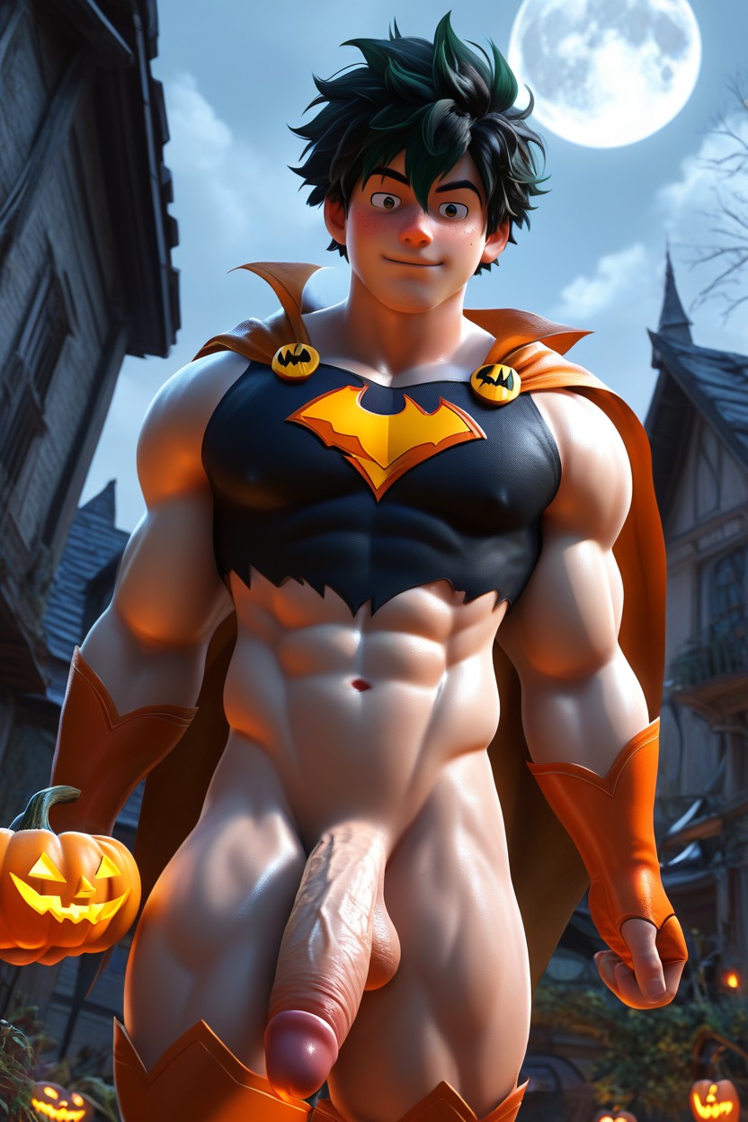 Front View, Realistic, Thick Thighs AI Gay Porn