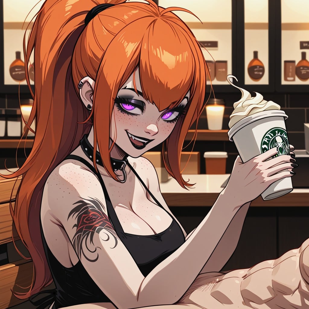 Ponytail, Carrying A Pie, Tit Fuck Hentai AI Porn