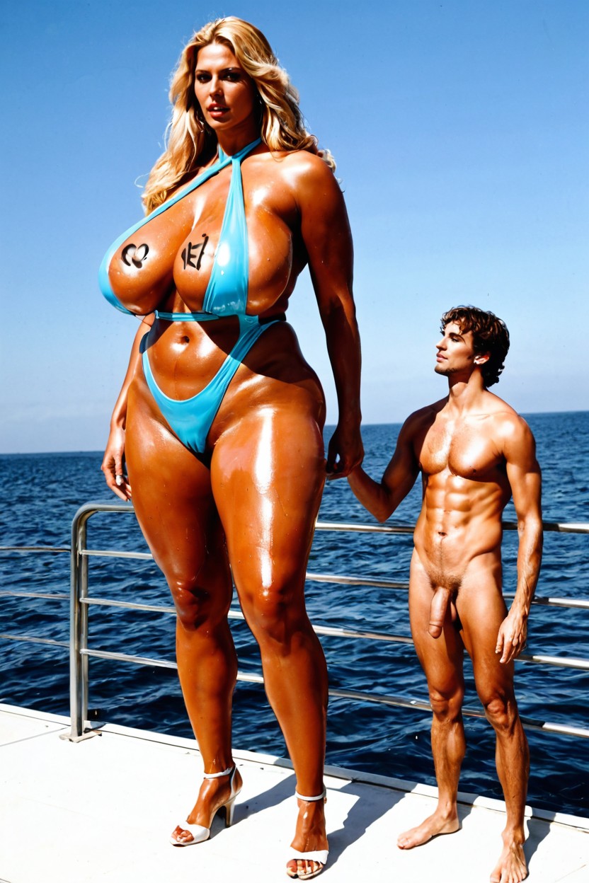 Gigantic Woman Completely Towering, Naked Man, Handling For College Male AI Porn