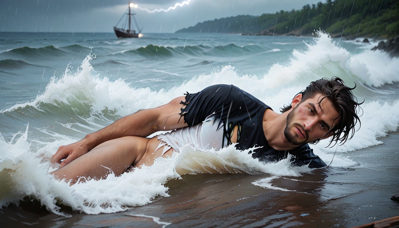 Heavy Storm, Naked, 18+ AI Porn