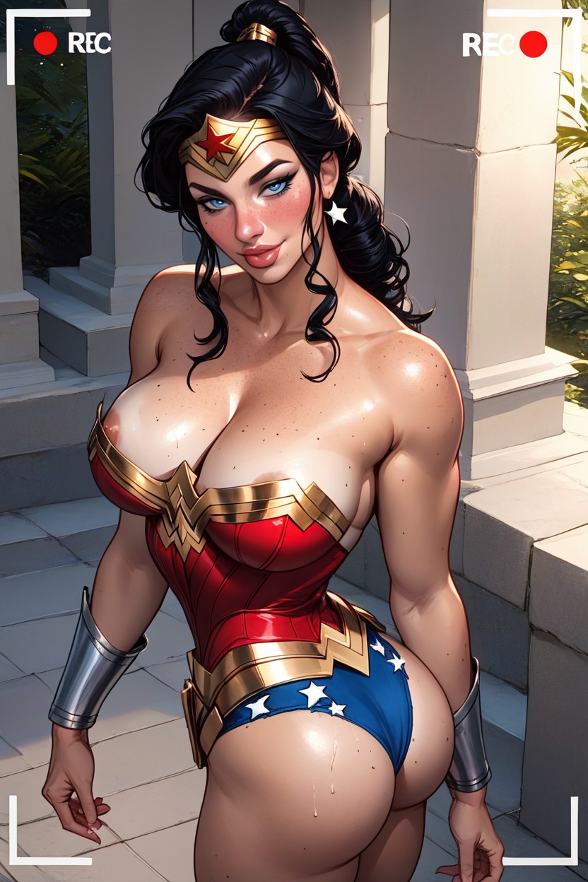 Plump Lips, Long Legs, 25+ AI Porn