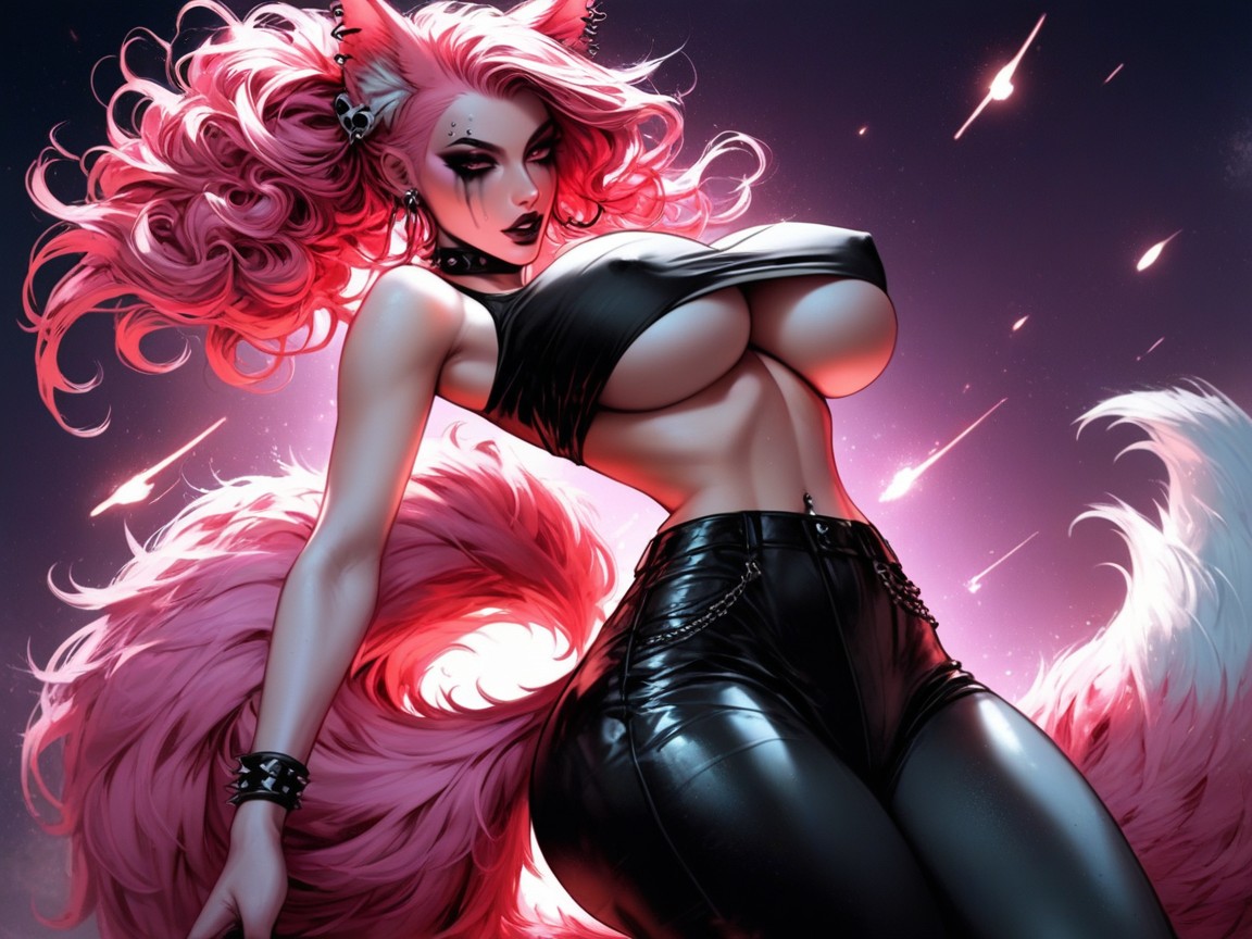 Waist, Tight Crop Top, Soft Hentai AI Porn