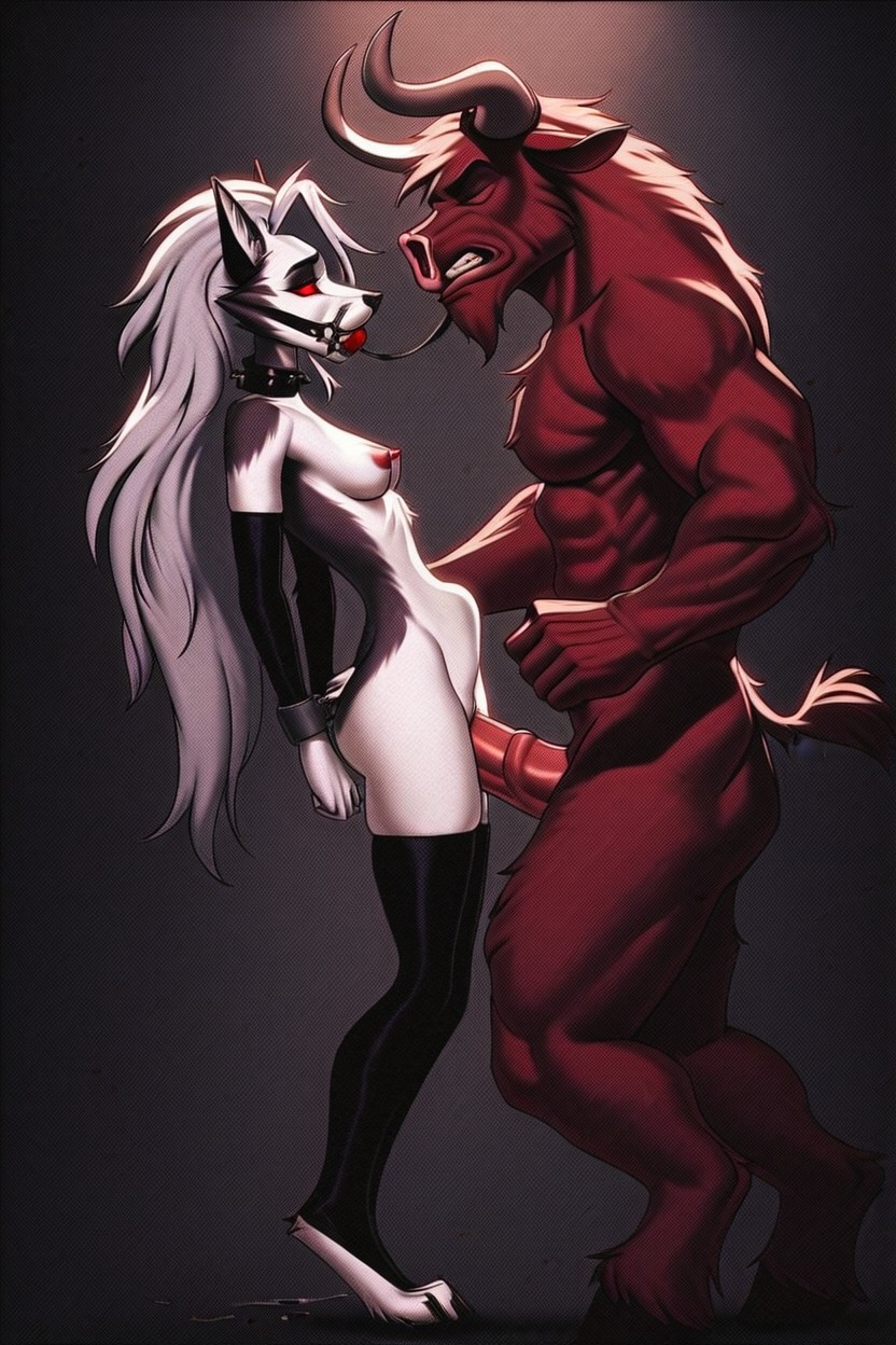 25+, Giant Play, Wear Black Latex Stockings Furry AI Porn