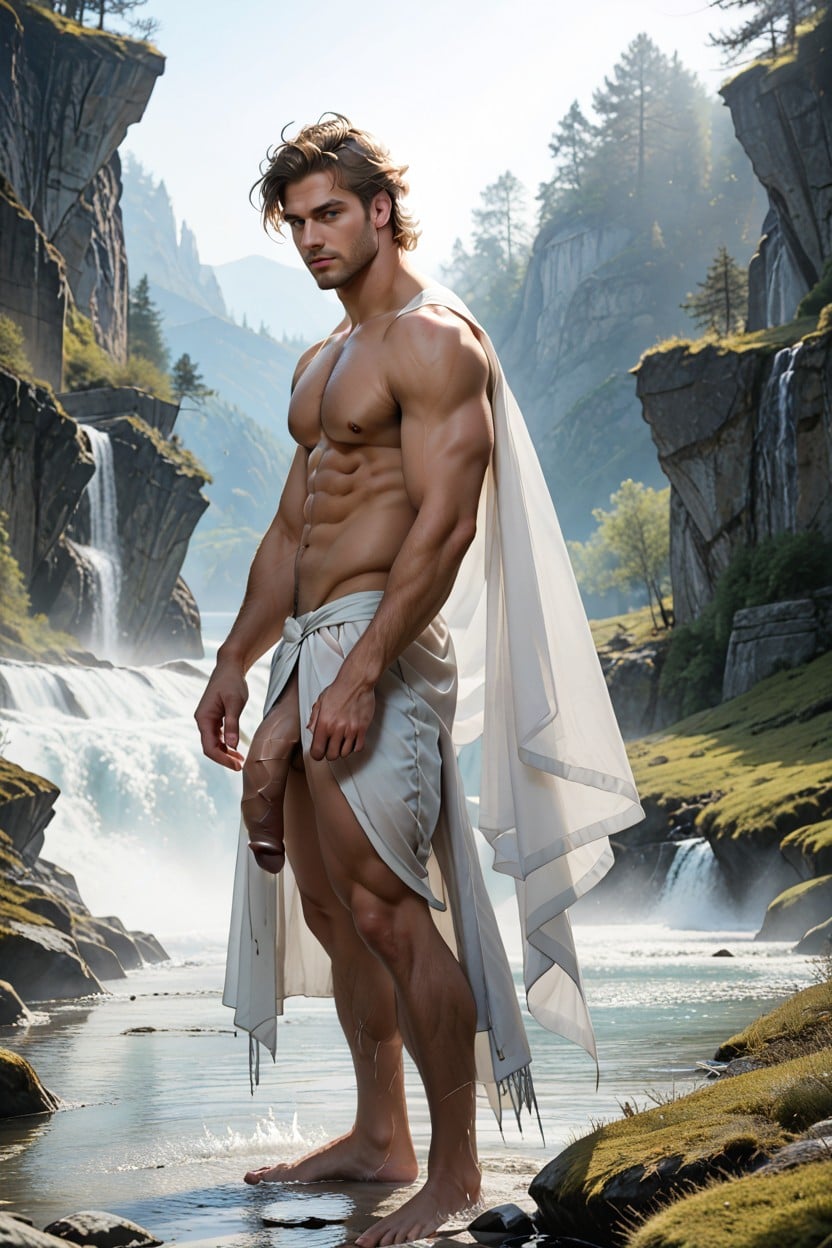 Inspired By Fine Art Figure Studies And Nordic Mythology, Pale Skin, Hyper Detailed AI Gay Porn