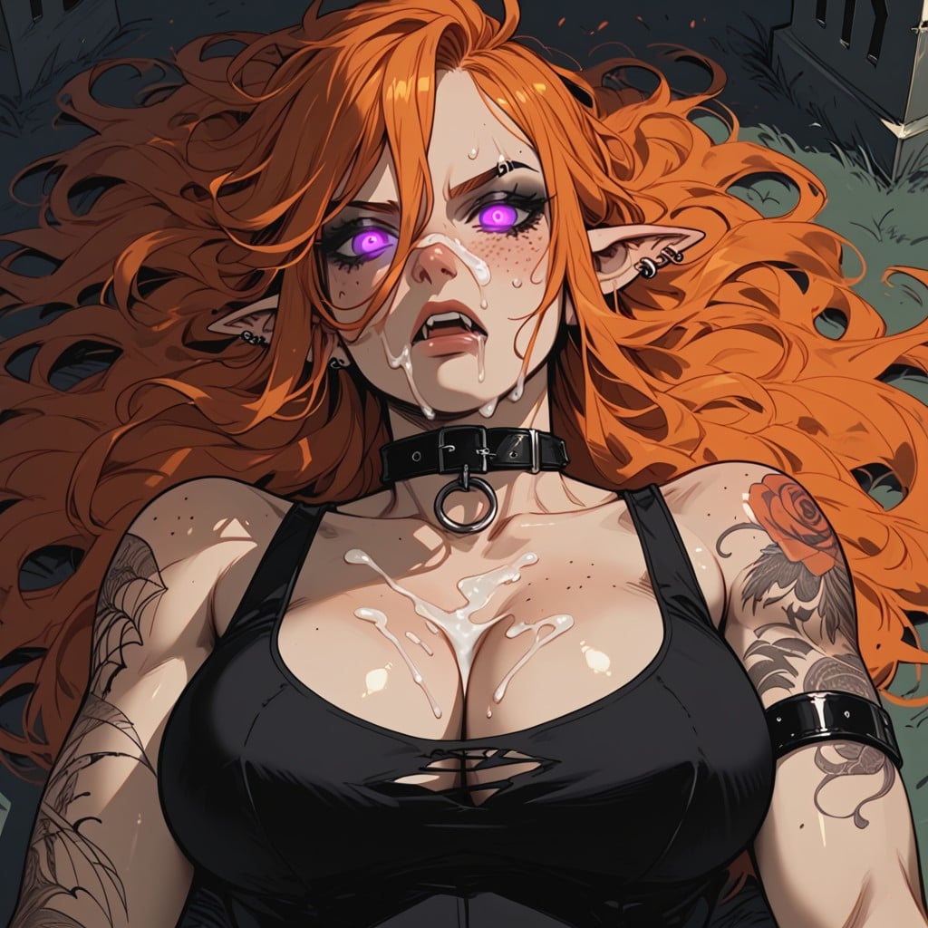 Violet Eyes, Halloween, Highstrung Thong Hentai AI Porn