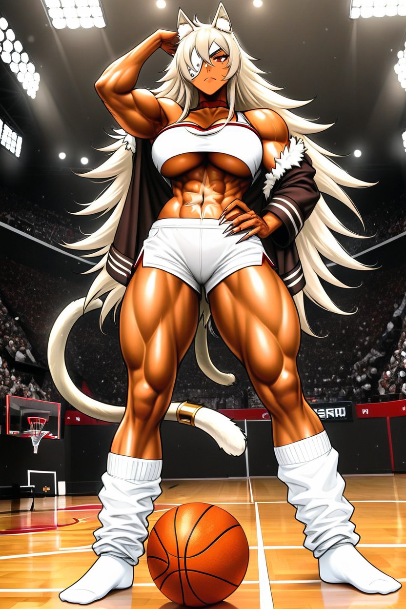 Angry Face, White Socks, Sharp Nails Hentai AI Porn